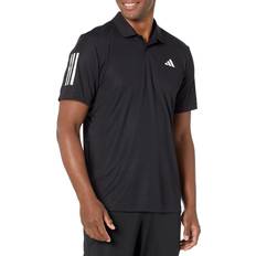 XS Polo Shirts Adidas Men's Club 3-Stripes Tennis Polo Shirt, Black