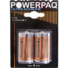 C (LR14) Batterier & Opladere AGK Batteri Powerpaq C LR14 2 stk