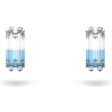 Swarovski Øredobber Swarovski Stilla Silver Blue Stud Earrings