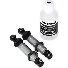 Traxxas RC Cars Traxxas Shocks, GTS, silver aluminum (assembled with spring retainers) (2)