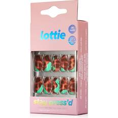 Lottie London Stay Press'D on Nails Twist 30-pack