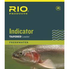 Oransje Fiskesnører RIO Indicator Leader 10' 0,20mm 3,7kg Fluefortommer