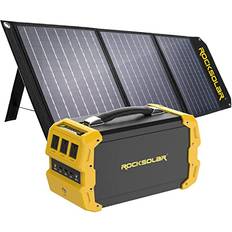 Solar Panels Rocksolar Nomad 400W Portable Power Station with a 60W Foldable Panel Generator Kit