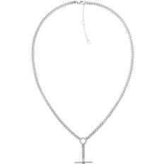 Tommy Hilfiger Silver Necklaces Tommy Hilfiger Sliding Chains Necklace - Stainless Steel