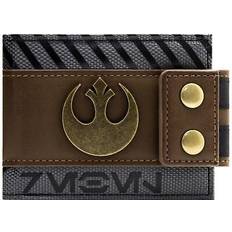 Star Wars Rogue One Rebel Buttoned ID and Bi-Fold Wallet Brown