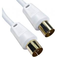 Loops Aerial Cable Extension Male Plug to Female tv Coaxial Lead