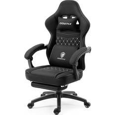 Dowinx Dowinx Gaming Chair Breathable Fabric Computer Chair with Pocket Spring Cushion, Comfortable Office Chair with Gel Pad and Storage Bags, Massage