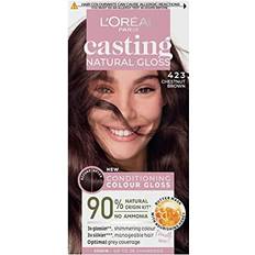 LOral Paris Casting Natural Gloss Dye, Ammonia Free, 4.23 Chestnut