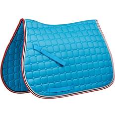 Saddle Pads on sale Saxon Coordinate Quilted AP Saddle Pad Cob Blue