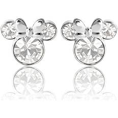 Earrings Disney Womens Minnie Mouse Birthstone Stud Earrings April clear April clear