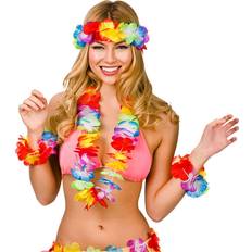 Wicked Costumes Hawaii krans sæt, dele multifarvet blomster
