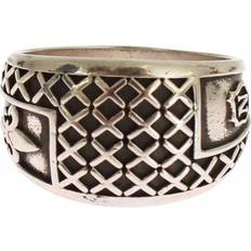 Men - Silver Plated Rings Nialaya Silver Rhodium 925 Sterling Men's Ring