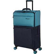 IT Luggage Blue Suitcases IT Luggage luggage Duo-Tone Checked Wheel Spinner Luggage