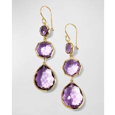 Green Earrings Ippolita Crazy 8's Earrings in 18K Gold AMETHYST