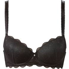 Denim Ondergoed Trofé Lace Padded Bra - Zwart