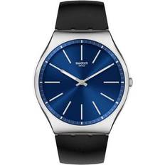 Swatch Men Wrist Watches Swatch Formal Blue SS07S125 Black