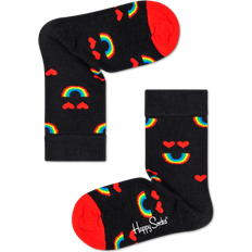 6-9M Calcetines Happy Socks Organic Cotton Sock for Kids - Black/Red/Yellow