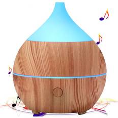 PriBuy Aromatherapy Essential Oil Diffuser with Bluetooth Speaker,Cool Mist Ultrasonic Humidifier with Soft Color-Changing Lights,Waterless Auto Shut-Off,200mL Diffuser for Home,Baby Room,Yoga Spa