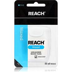 Dental Floss Reach Unflavored Waxed Dental Floss, 55