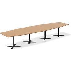 Eg - Sort Bordplader Ergoff konferencebord bådformet Bordplade