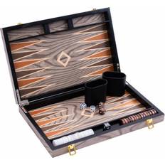 Longfield Backgammon Medium Ebony
