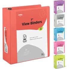 Enday Enday 2 Inch Binder 3 Ring Binders with Supplies Organization