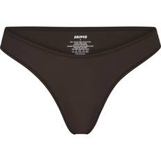 SKIMS Fits Everybody Dipped Front Thong - Espresso