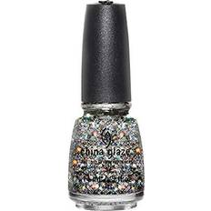 Silver Nail Polishes American International China Glaze Nail Polish, Techno 816 0.5fl oz