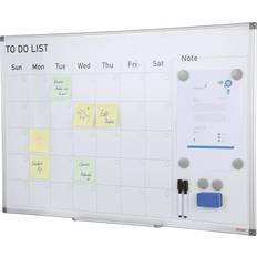 VEVOR Kalender Whiteboard Beschreibbare Magnettafel Memoboard Whiteboard