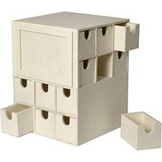 Advent Calendars Artemio Artemio 17 x 17 x 22 cm Wooden Cube Advent Calendar