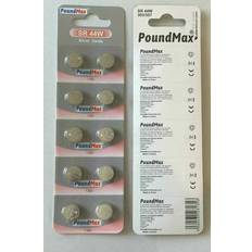 PoundMax 10 x PoundMax SR44 1.55 V Silver Oxide Button Cell Battery