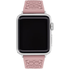 Coach Pink Rubber 38/40/41mm Apple Watch Band