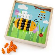 Bigjigs Peg art perler med stilk haven