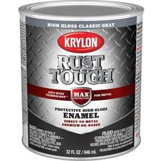 Floor Paints Krylon Oil-Based Gloss Control Enamel 1 Pack of 2 Floor Paint Gray