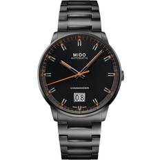 Mido Horloges Mido Commander grote datum zwarte wijzerplaat automatisch M021.626.33.051.00 M0216263305100 herenhorloge Zwart