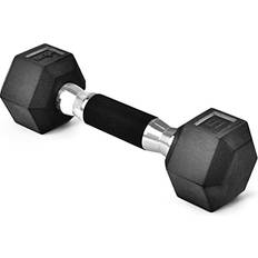 Yes4All Yes4All 5 lbs Hex Rubber Grip Dumbbell Weight Set Single