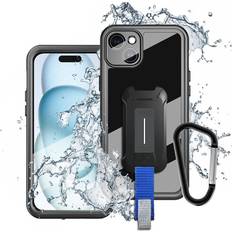 Waterproof Case iPhone 15 Svart/transparent