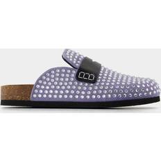 Dame - Lilla Loafers JW Anderson Crystal Loafers Purple Leather purple