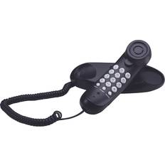 Landline Phones Home Plus 1 Handle Analog Telephone Black