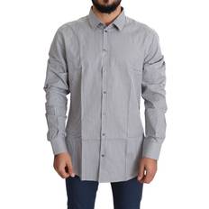 Herre - Skind Kjoler Dolce & Gabbana Bomuld Skjorte Multicolor IT44/XXXL