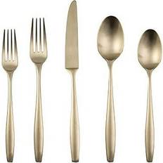 Beige Set posate Cambridge Silversmiths Katerina Satin 20 Piece Flatware Set posate 20pcs