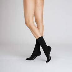 Hudson Relax Cotton Strømper - Black