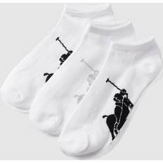 Polo Ralph Lauren Sokker Polo Ralph Lauren 3-Pack Sneaker Socks White/Black/White Hvit One