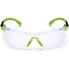 3M Eye Protections 3M Solus 1000 Series Protective Eyewear Clear Lens Polycarbonate Anti-Fog Anti-Scratch Green/Black Frame