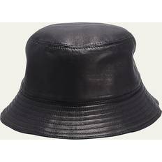 Leather - Unisex Hats Loewe Leather bucket hat black