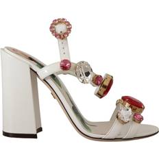 Hvid Højhælede sko på tilbud Dolce & Gabbana Højhæle Sko White EU39/US8.5