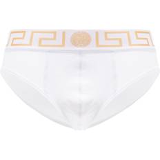 Versace Unterhosen Versace Iconic Low-Rise Brief, White/gold