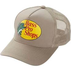 Brown - Women Headgear Bass Pro Shops Mesh Trucker Cap - Khaki