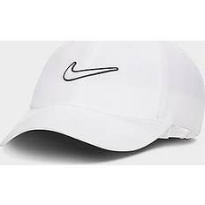 Sportswear Garment Caps Nike Club Swoosh Unstructured Strapback Hat White/White