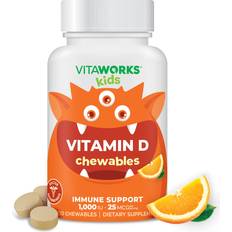 Vitaworks Kids Vitamin D 1000 IU Chewable